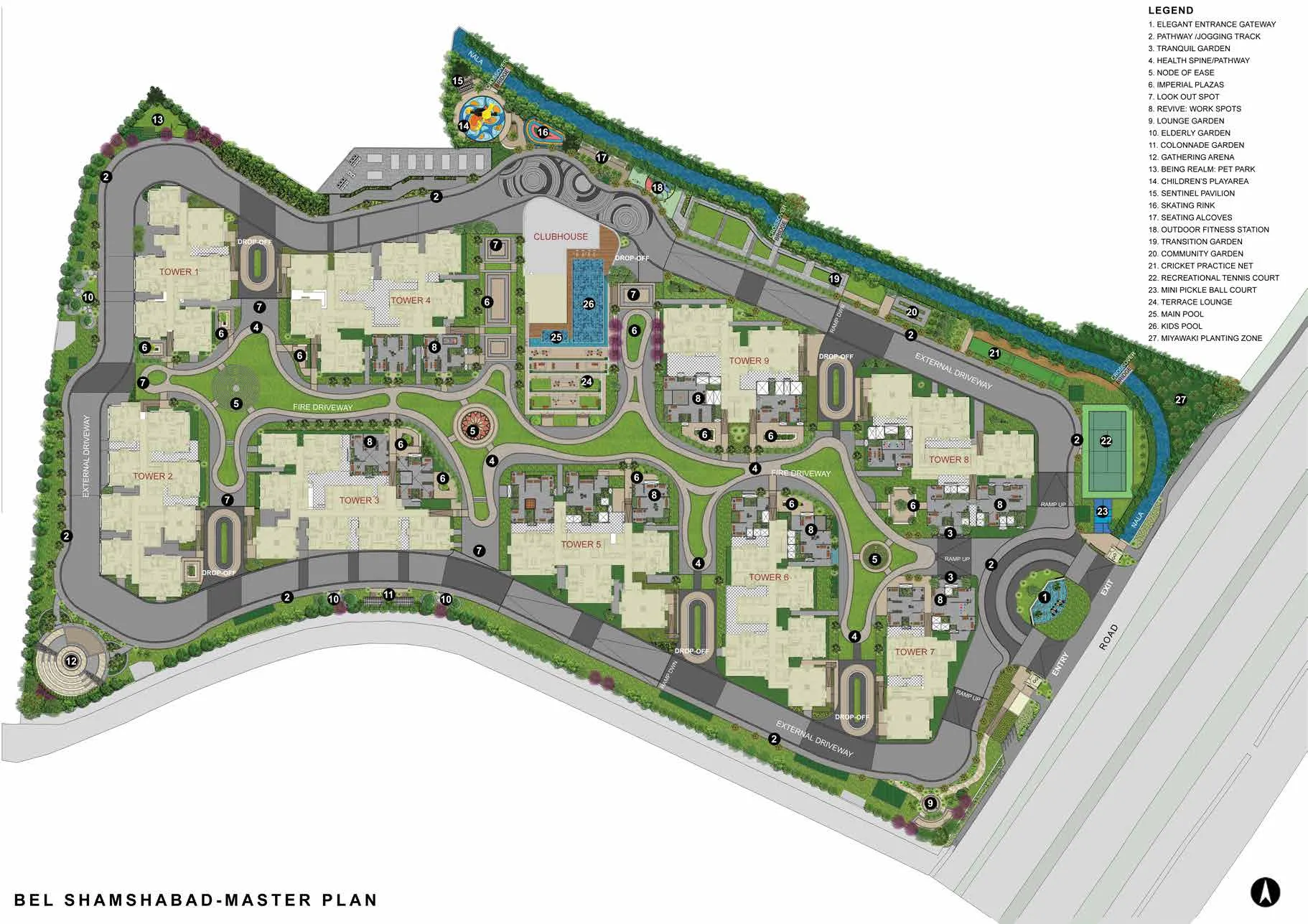 Godrej Reagal Pavilion Master plan